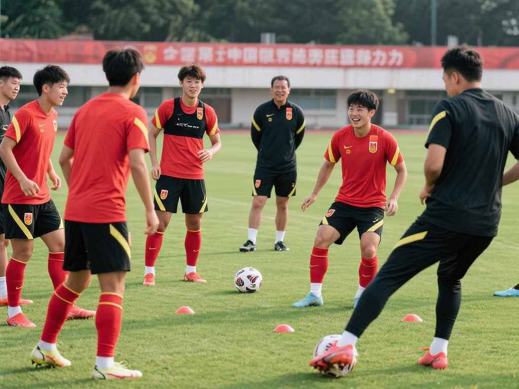 【决战前夕】国少队迎战泰国队 小组赛收官之战备战最后训练
